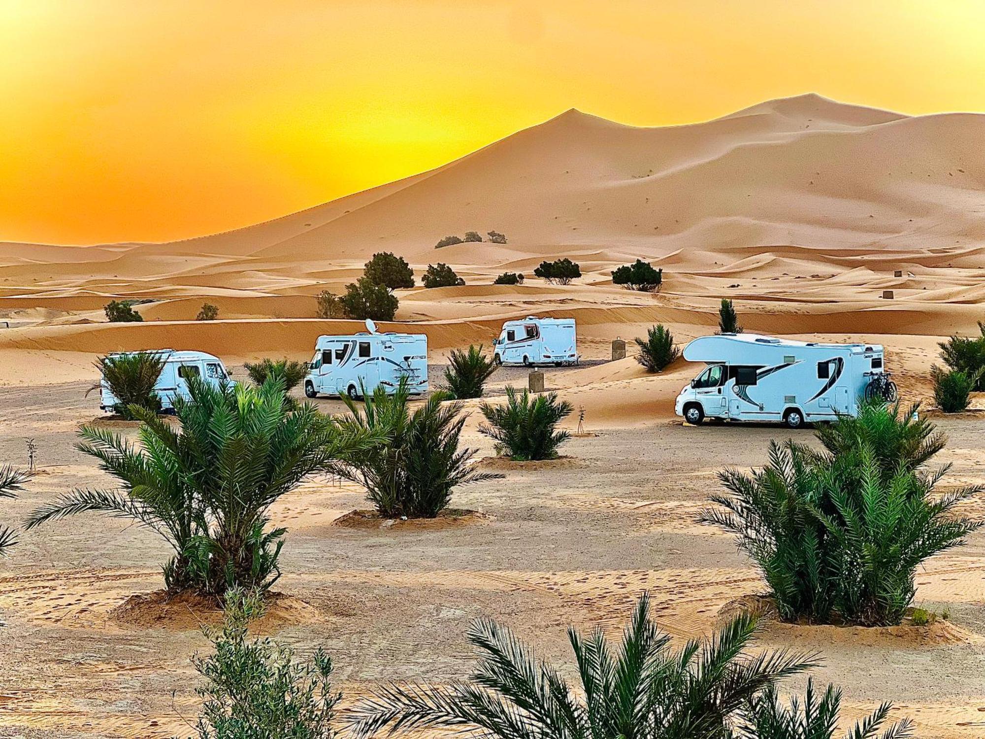 Hotel Camping Les Roses Des Dunes & Piscine Merzouga Eksteriør bilde